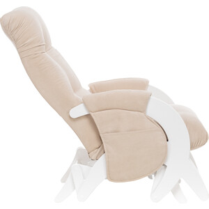 Кресло для кормления и укачивания Milli Dream с карманами молочный дуб verona vanilla