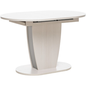 Стол раздвижной Leset Меган бодега белый/серый стол раздвижной leset 80 528 бари дуб сакраменто антрацит