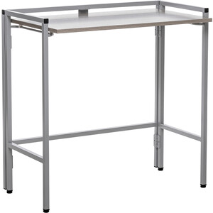 Стол раскладной Leset Энзо 800 каркас серый атлас светлый стол раздвижной leset меган бодега белый серый