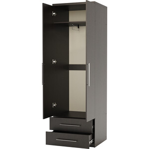 Шкаф для одежды с ящиками Шарм-Дизайн Мелодия МШЯ-21 70х45 венге шкаф напольный полина 600х600х850 с 2 выдвижными ящиками венге бодега дуглас тёмный