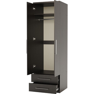 Шкаф для одежды с ящиками Шарм-Дизайн Мелодия МШЯ-21 60х60 венге шкаф напольный полина 600х600х850 с 2 выдвижными ящиками венге бодега дуглас тёмный