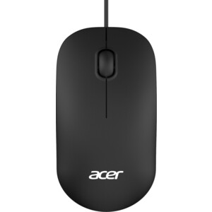 Мышь Acer OMW122 черный оптическая (1200dpi) USB (3but) (ZL.MCEEE.00V) мышь acer omw012 красный оптическая 1200dpi usb 3but zl mceee 003