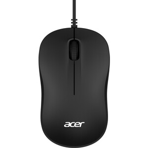 Мышь Acer OMW140 черный оптическая (1200dpi) USB (3but) (ZL.MCEEE.00L) мышь acer omw012 красный оптическая 1200dpi usb 3but zl mceee 003