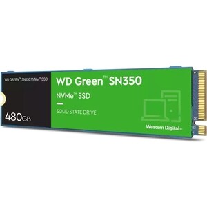 Накопитель SSD Western Digital (WD) Original PCI-E x4 480Gb WDS480G2G0C Green SN350 M.2 2280 (WDS480G2G0C) ssd накопитель exegate nextpro m 2 2280 256 гб ex282321rus