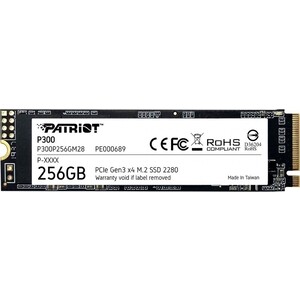 Накопитель SSD PATRIOT 256Gb M.2 P300 (P300P256GM28) накопитель ssd patriot memory m 2 p300 256 гб pcie p300p256gm28