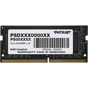 Память DDR4 PATRIOT 16Gb 2666MHz PSD416G266681S Signature RTL PC4-21300 CL19 SO-DIMM 260-pin 1.2В (PSD416G266681S) Вид №1