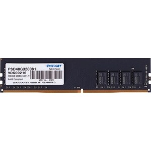 Память DDR4 PATRIOT 8Gb 3200MHz PSD48G320081 Signature RTL PC4-25600 CL22 DIMM 288-pin 1.2В single rank (PSD48G320081) Вид №1