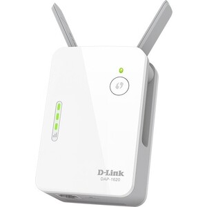 Повторитель беспроводного сигнала D-Link DAP-1620 (DAP-1620/RU/B1A) AC1200 Wi-Fi белый (DAP-1620/RU/B1A) wi fi антенна zyxel ant2105 двухдиапазонная белый ant2105 zz0201f