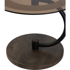 Стол журнальный Мебелик Дуэт 13Н черный, дуб маррон, тонированное (П0005355)