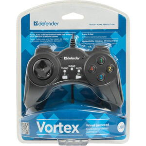 Геймпад Defender Проводной Vortex USB, 13 кнопок (64249) Проводной Vortex USB, 13 кнопок (64249) - фото 3