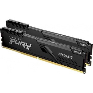 Kingston 8GB 3200MHz DDR4 CL16 DIMM (Kit of 2) FURY Beast Black (KF432C16BBK2/8)