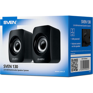 Колонки Sven AC 130, черный (6 Вт, питание USB) (SV-020224)