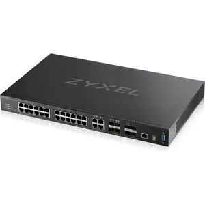 Коммутатор ZyXEL XGS4600-32 L3 Managed Switch, 28 port Gig and 4x 10G SFP+, stackable, dual PSU (XGS4600-32-ZZ0102F) XGS4600-32 L3 Managed Switch, 28 port Gig and 4x 10G SFP+, stackable, dual PSU (XGS4600-32-ZZ0102F) - фото 3