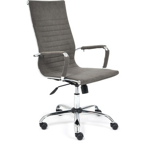 Кресло TetChair Urban флок серый 29 компьютерное кресло tetchair кресло trendy 22 кож зам ткань серый 36 6 12