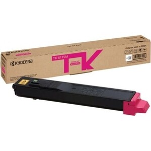 Тонер-картридж Kyocera TK-8115M для M8124cidn/M8130cidn пурпурный (6000 стр.) (1T02P3BNL0) картридж для лазерного принтера kyocera tk 580m пурпурный оригинал