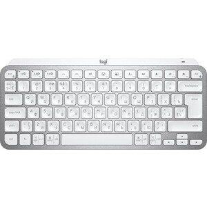 Клавиатура Logitech MX Keys Mini Minimalist Wireless Illuminated Keyboard - PALE GREY - RUS - 2.4GHZ/BT - INTNL (920-010502) клавиатура ugreen ku102 slim mechanical keyboard type c bluetooth чёрная 15294