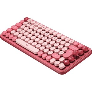 Клавиатура Logitech POP Keys Wireless Mechanical Keyboard With Emoji Keys - HEARTBREAKER_ROSE - RUS - BT - INTNL - B (920-010718)
