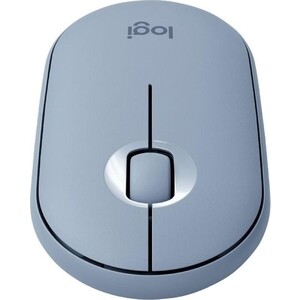 Мышь Logitech Pebble M350 Wireless Mouse (Blue Gray) (910-005719)