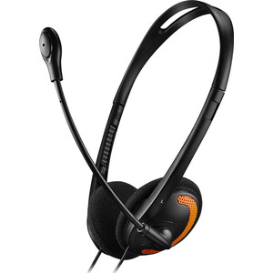 

Гарнитура Canyon HS-01 PC headset with microphone, volume control and adjustable headband, cable length 1.8m, Black/Orange, 1 (CNS-CHS01BO), HS-01 PC headset with microphone, volume control and adjustable headband, cable length 1.8m, Black/Orange, 1 (CNS-