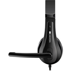 Гарнитура Canyon HSC-1 basic PC headset with microphone, combined 3.5mm plug, leather pads, Flat cable length 2.0m, 160*60*16 (CNS-CHSC1B)