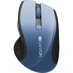 

Мышь Canyon MW-01 2.4GHz wireless mouse with 6 buttons, optical tracking - blue LED, DPI 1000/1200/1600, Blue Gray pearl (CNS-CMSW01BL), MW-01 2.4GHz wireless mouse with 6 buttons, optical tracking - blue LED, DPI 1000/1200/1600, Blue Gray pearl (CNS-CMSW