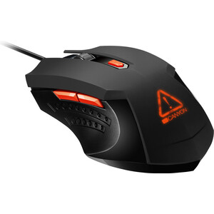 Мышь Canyon Star Raider GM-1 Optical Gaming Mouse with 6 programmable buttons, Pixart optical sensor, 4 levels of DPI an (CND-SGM01RGB) игровая мышь xiaomi miiiw gaming mouse 700g