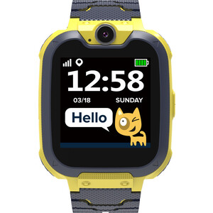 Смарт часы Canyon Kids smartwatch, 1.54 inch colorful screen, Camera 0.3MP, Mirco SIM card, 32+32MB, GSM(850/900/1800/1900MHz) (CNE-KW31YB) Kids smartwatch, 1.54 inch colorful screen, Camera 0.3MP, Mirco SIM card, 32+32MB, GSM(850/900/1800/ - фото 1