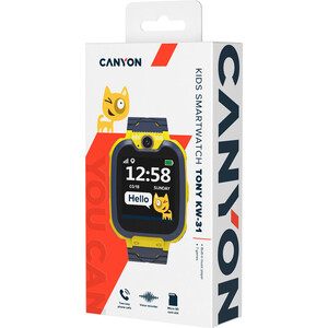 Смарт часы Canyon Kids smartwatch, 1.54 inch colorful screen, Camera 0.3MP, Mirco SIM card, 32+32MB, GSM(850/900/1800/1900MHz) (CNE-KW31YB) Kids smartwatch, 1.54 inch colorful screen, Camera 0.3MP, Mirco SIM card, 32+32MB, GSM(850/900/1800/ - фото 4