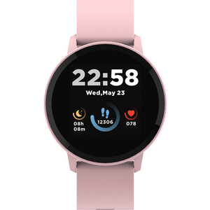 Смарт часы Canyon Smart watch, 1.3inches IPS full touch screen, Round watch, IP68 waterproof, multi-sport mode, BT5.0, compati (CNS-SW63PP) электронные часы кокетка розовый