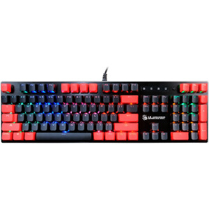 Игровая клавиатура A4Tech Bloody B820N механическая черный/красный USB for gamer LED (B820N ( BLACK + RED)) проводная игровая клавиатура havit kb885l ru white