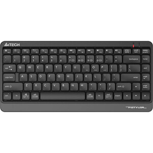 Клавиатура A4Tech Fstyler FBK11 черный/серый USB беспроводная BT/Radio slim (FBK11 GREY) беспроводная клавиатура a4tech fstyler fbk30 черная