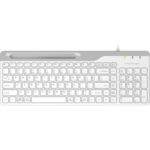 Клавиатура A4Tech Fstyler FK25 белый/серый USB slim (FK25 WHITE) клавиатура gembird kb 8354u beige white