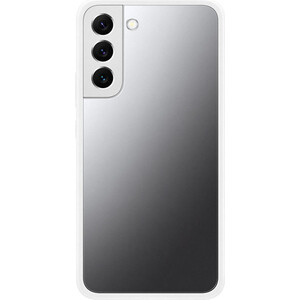 Чехол (клип-кейс) Samsung Galaxy S22+ Frame Cover прозрачный/белый (EF-MS906CWEGRU) (EF-MS906CWEGRU)