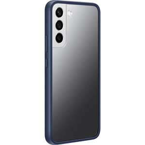 Чехол (клип-кейс) Samsung Galaxy S22+ Frame Cover прозрачный/темно-синий (EF-MS906CNEGRU) (EF-MS906CNEGRU)