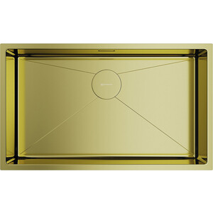 Кухонная мойка Omoikiri Taki 74-U/IF-LG светлое золото (4993499) сифон для кухонной мойки omoikiri wk 1 a lg с клапаном автомат светлое золото 4956469