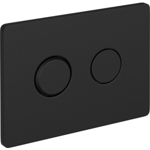 Кнопка смыва Cersanit Accento Circle пластик, черная матовая (63839)