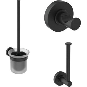 Набор аксессуаров Ideal Standard IOM черный матовый (A9246XG) набор аксессуаров для ванной комнаты 5 в 1 wellsee