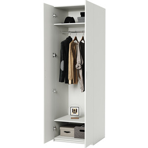 Шкаф для одежды Шарм-Дизайн ДО-2 70х60 белый шкаф для одежды шарм дизайн евро лайт 70х60 дуб сонома белый