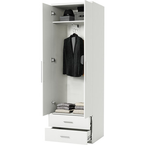 Шкаф для одежды с ящиками Шарм-Дизайн МШЯ-21 100х45 белый шкаф с полками и ящиками шарм дизайн мелодия мпя 21 110х45 белый