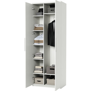 Шкаф комбинированный Шарм-Дизайн Мелодия МК-22 110х45 белый шкаф для одежды шарм дизайн мелодия мш 21 90х60 белый