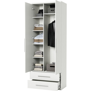 Шкаф комбинированный с ящиками Шарм-Дизайн Мелодия МКЯ-22 100х45 белый шкаф комбинированный шарм дизайн шарм 160х45 дуб сонома белый