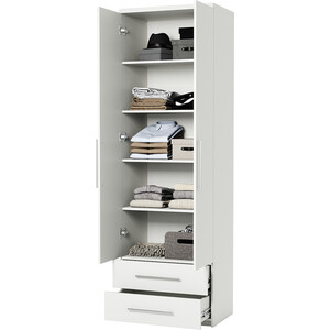 Шкаф с полками и ящиками Шарм-Дизайн Мелодия МПЯ-21 60х60 белый шкаф для одежды шарм дизайн мелодия мш 11 50х60 белый