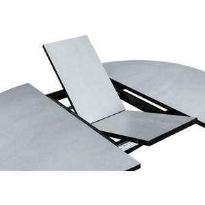 Стол раздвижной Алдио KR-05B бетон серый d/1000