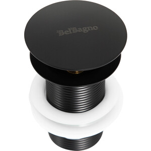 Донный клапан BelBagno SC Click-clack без перелива, чёрный (BB-SC-NERO)