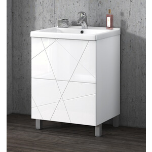 Мебель для ванной VIGO Geometry 2-600 белая