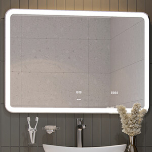 Зеркало VIGO Grani (Bora) Luxe 1000 с подсветкой (4640027143463) зеркало cersanit led 050 design pro 80х55 антизапотевание с подсветкой kn lu led050 80 p os