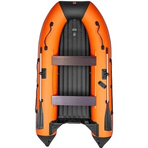 Лодка Тонар Алтай А320 оранжевый/черный, надувное дно