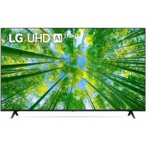 Телевизор LG 55UQ80001LA (55'', 4K UHD, Smart TV, webOS, Wi-Fi, черный) 55UQ80001LA (55