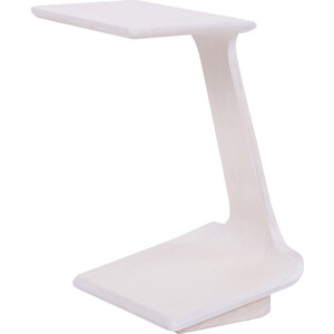 Стол журнальный приставной Мебелик Неро 2 белый ясень (П0005630) стол журнальный мебелик лючия 2104 бук дуб маррон п0004582