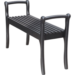 Скамья для прихожей Мебелик с подлокотниками массив, каркас венге (П0005677) мебелик стул раскладной массив снег